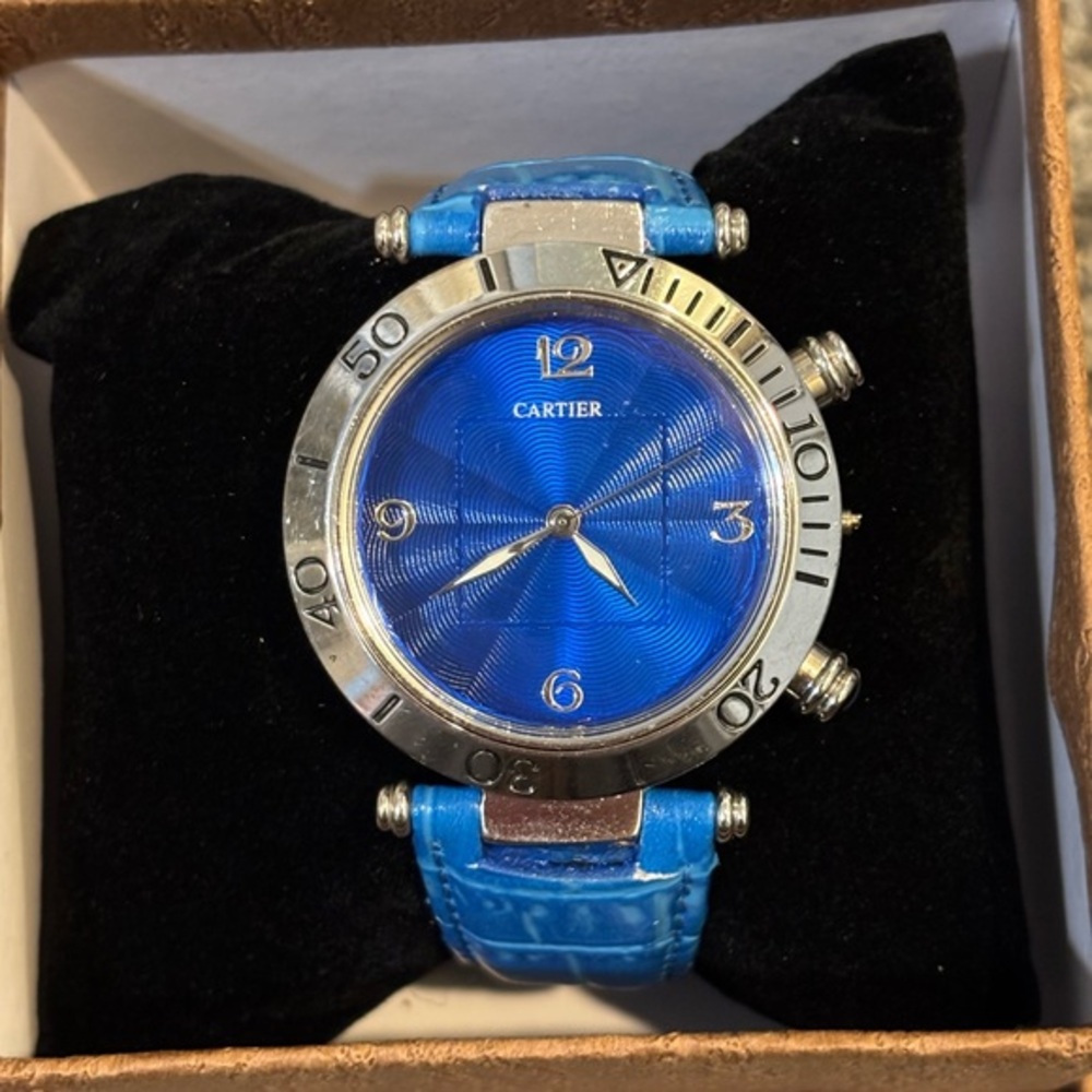Cartier Lapis Pasha Watch